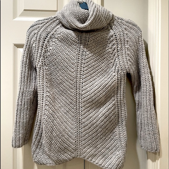 Zara Other - Zara girls grey turtleneck knit sweater, size 7-8